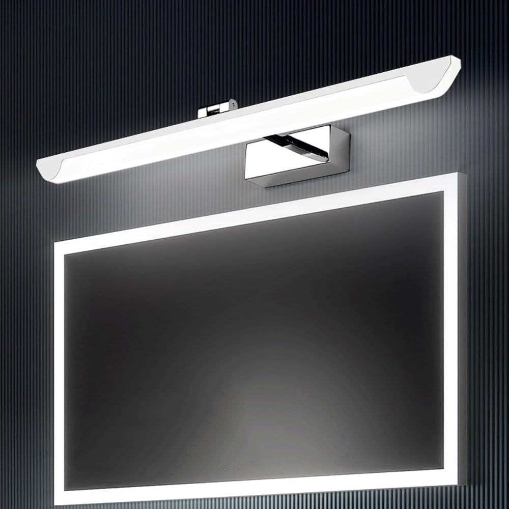 Iluminación de pared moderna de 14/16 W, luces LED for baño, apliques plateados for espejo, cocina, pasillo, armario.(Warm light,14W)