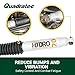 Quadratec Dual Steering Stabilizer - Fits Jeep Wrangler JK & Unlimited 4-Door 2007-2018 - Built to Original Specifications - Plug & Play Replacement