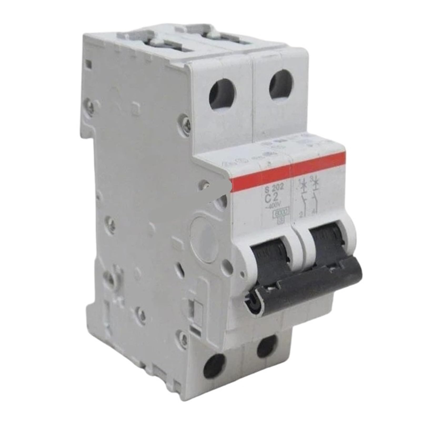 CLBSWYEJK 1PCS Miniature Circuit Breaker S202-C2 S202-C3 S202-C4 S202-C6 S202-C10 S202-C16 S202-C20 S202-C25 S202-C32 S202-C40(S202-C4)