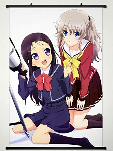 Amazon.com: Charlotte Wall Scroll Poster Fabric Painting For Anime