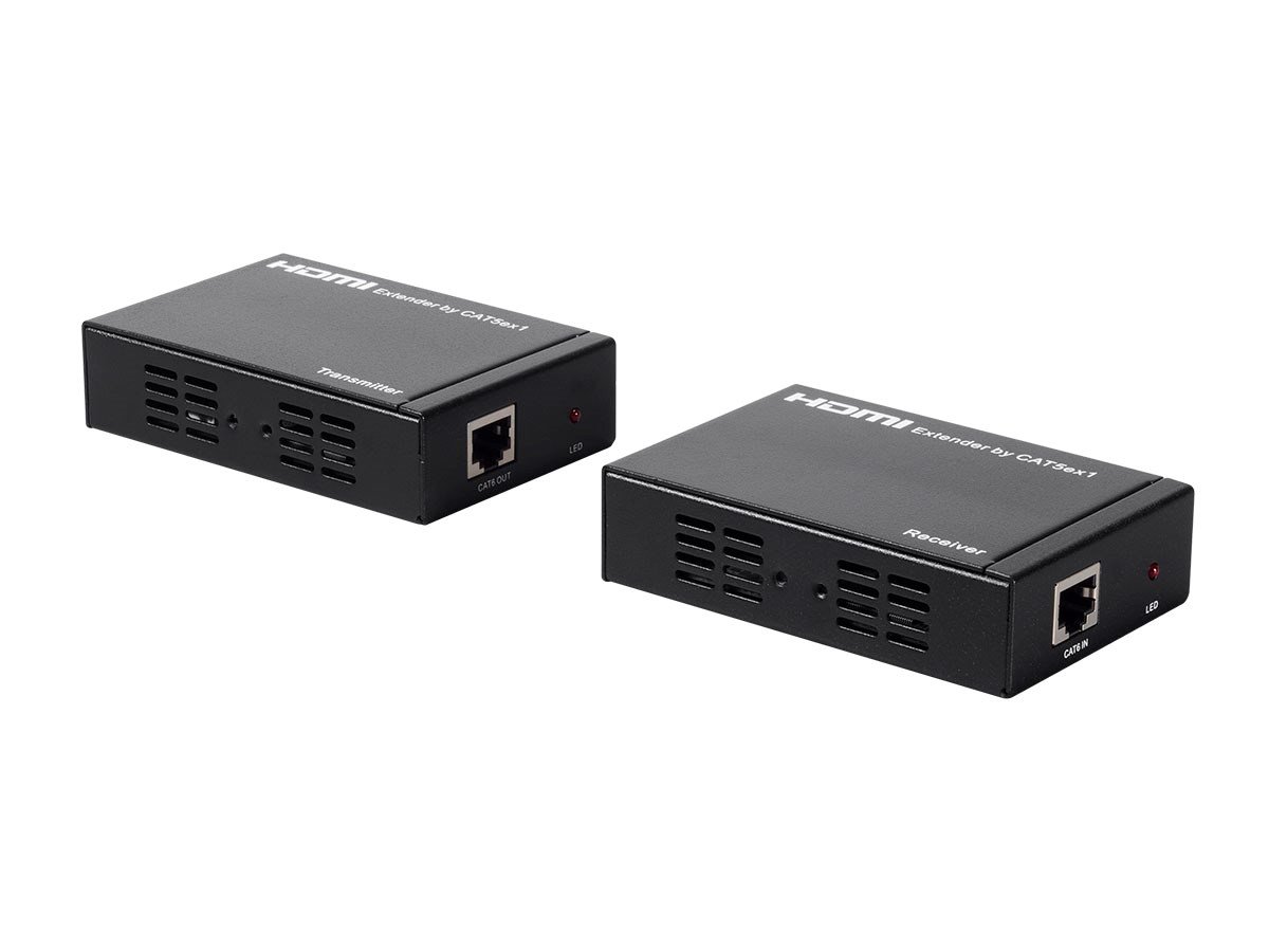 Monoprice Blackbird 116048 - Estensore HDMI su CAT6 singolo (TCP/IP), 100 m, con supporto IR