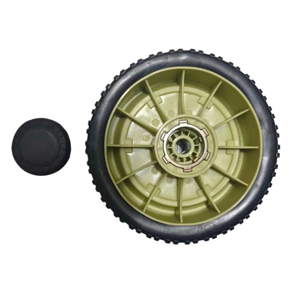 Rueda trasera de 8 pulgadas compatible con cortadora de césped autopropulsada HRJ216 diseñada para mejorar la tracción y el control en varias superficies de césped