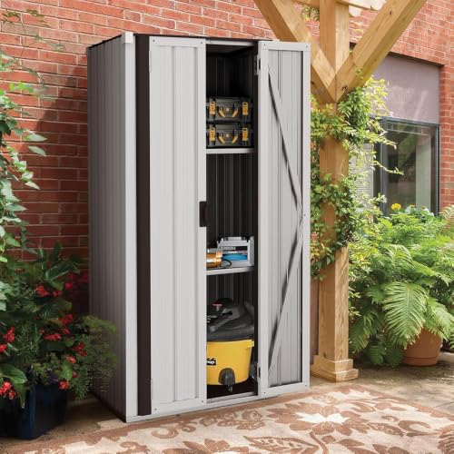 Image of AECOJOY Outdoor Storage Cabinet Waterproof, 70 inch Vertical Tall with Base