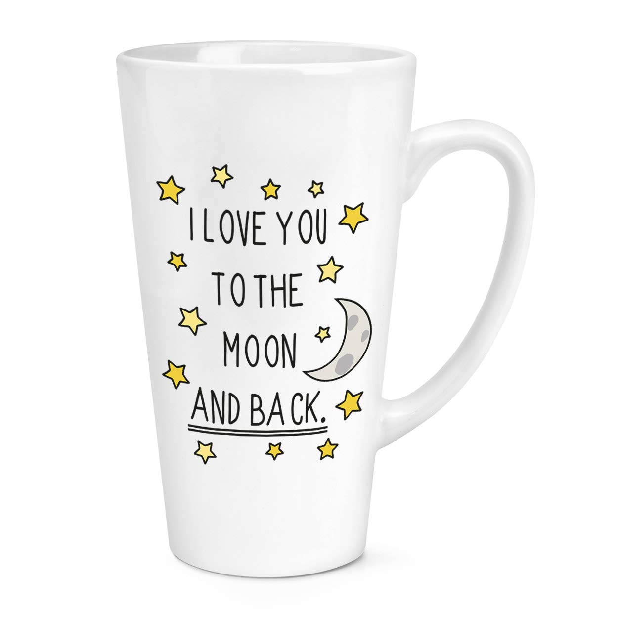 I Love You to The Moon and Back 17oz Large Latte Mug Cup