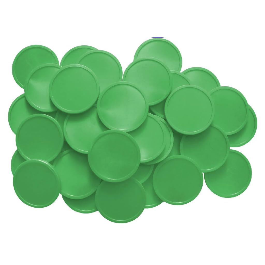 En-Joy Jetons Plastique Gaufré - 500 Pièces - 29mm - Etoile