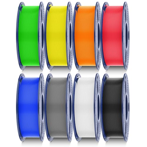 SUNLU ABS Filament 1.75mm 3D Printer Filament Bundle Multicolor,...