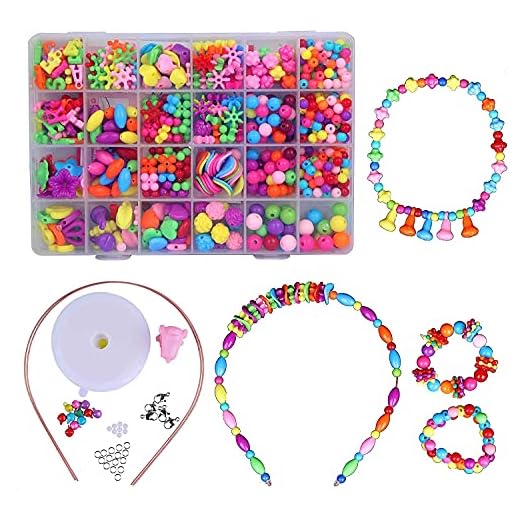 CO Cuentas Abalorios DIY Beads Granos Coloridos de la Pulsera de plástico Cultivar Color Sensible para la fabricación de Collar de la joyería y para el Regalo de Las niñas de los niños