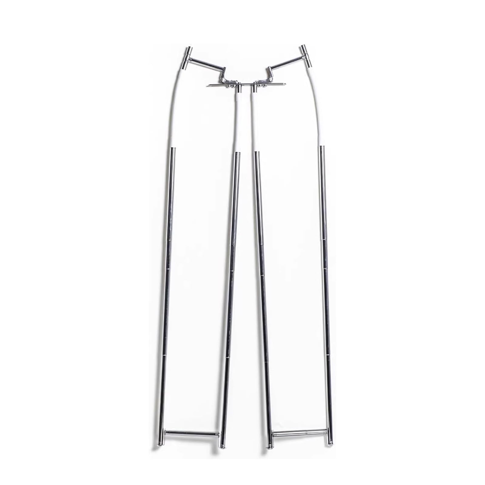 YNBSHGAA Wall Mounted Mannequin Pants Hanger, Adjustable Display Rack for Trousers, Invisible Rack with Foam Support for Photography