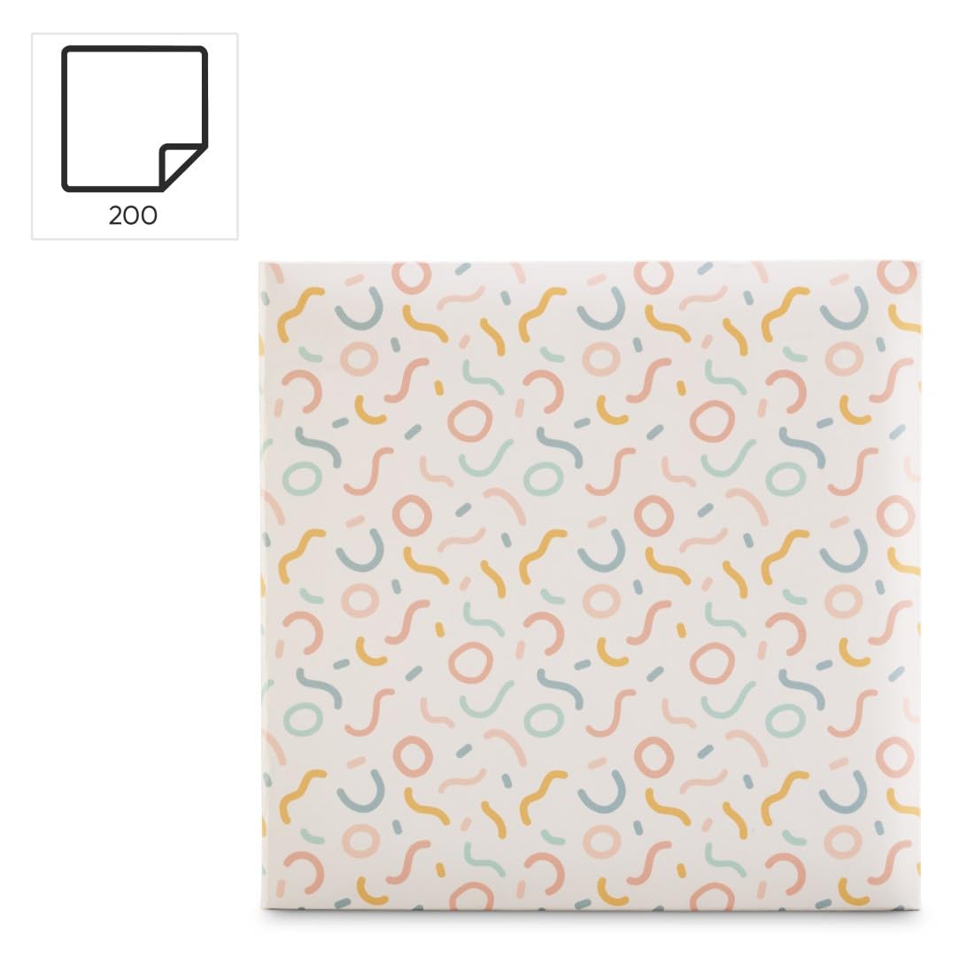 Sprinkled Memo Album for 200 Photos 10 x 15 cm Snakes, 22,5x22cm - Image 2