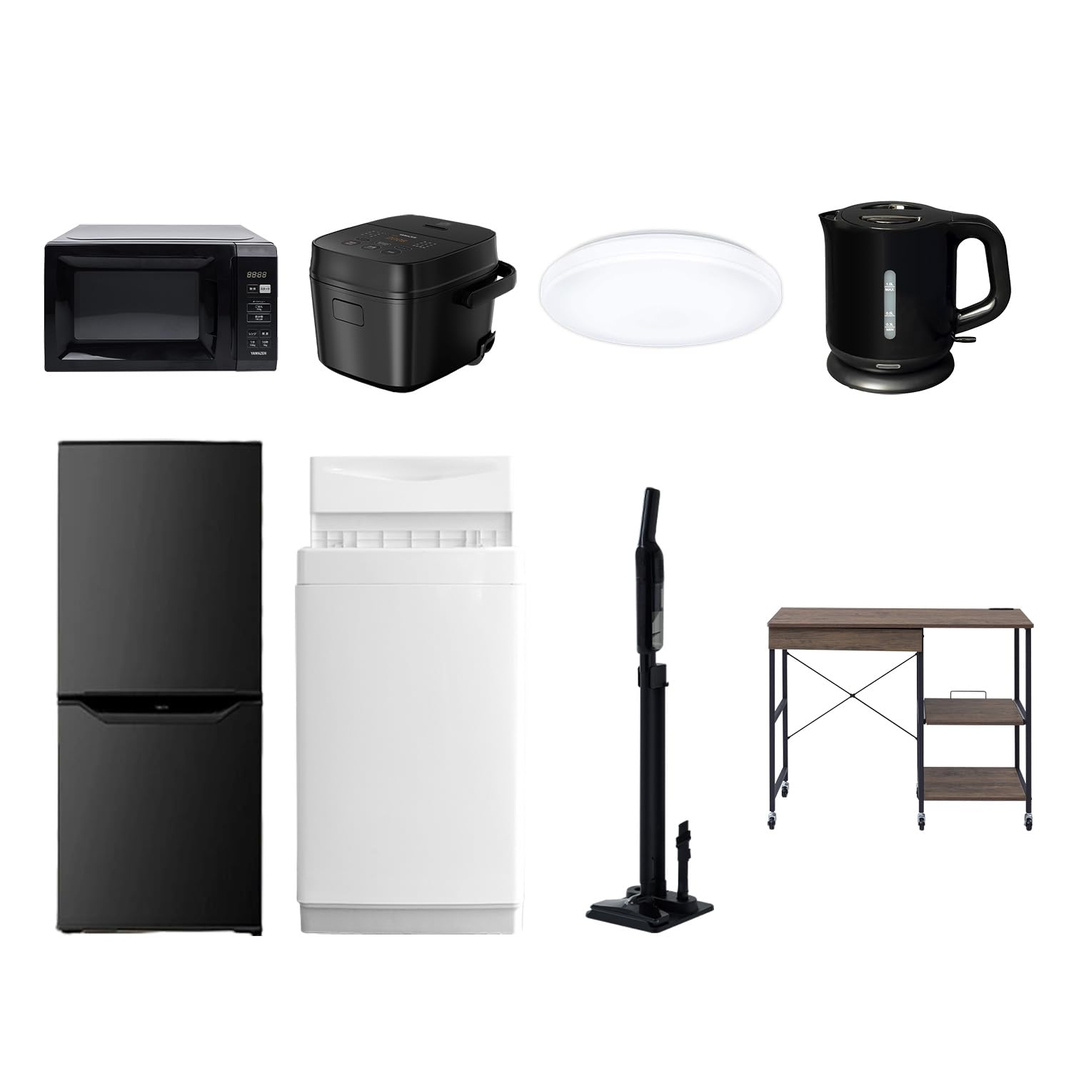 Amazon.co.jp: [山善] 【新生活家電8点セット】 家電セット 冷蔵庫106L