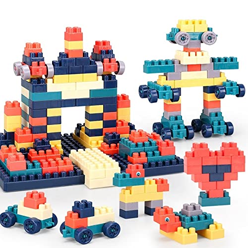 PULSBERY Plastic Building Blocks Game Toy Set for 3-8 Years Old Kids Boys & Girls,Random Color,200+ Piece (New Building Block Toys) (B09PHKV7T1) Amazon Price History, Amazon Price Tracker