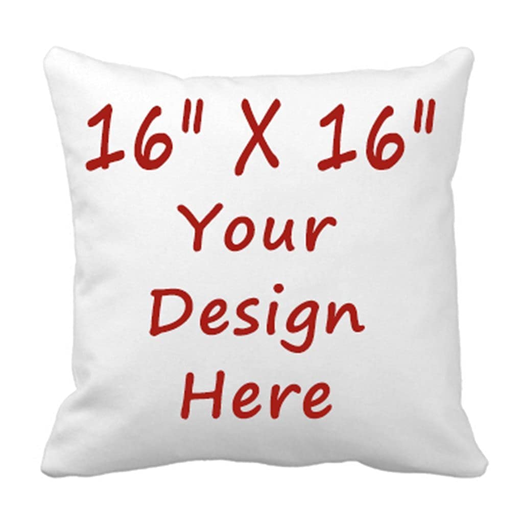 Mr.panda White Custom Throw Pillow Cover With Image Or Text, Velvet Decor Personalized Pillowcases Double-Sided Printing, Customize Photo Pet Pillow, Christmas, Anniversary, Valentines Day, Birthday, Moms Gifts