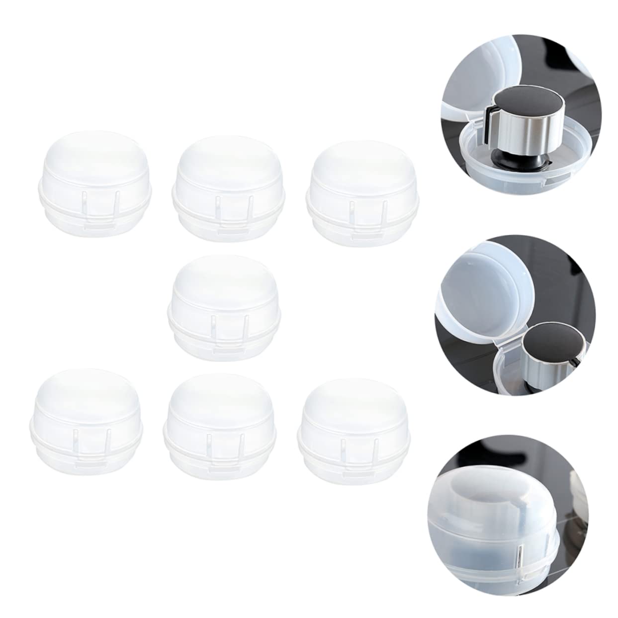 VANZACK Kitchen Gas Covers 7pcs Stove Gas Knob Covers Safety Gas Knob Protectors Decorative for Stove