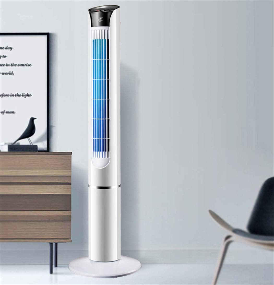 Ventilador De Torre Columna Vertical Oscilación 3 Velocidades Ventilación 3 Modos Estable Silencioso (Blanca)
