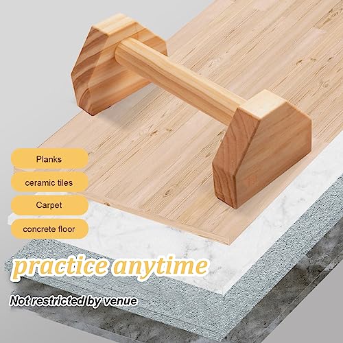 Mini Parallettes | Wooden Push-up Bars For Calisthenics, Handstands