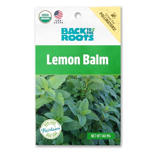 Back to The Roots 100% Organic Seed Packet - Lemon Balm 140mg