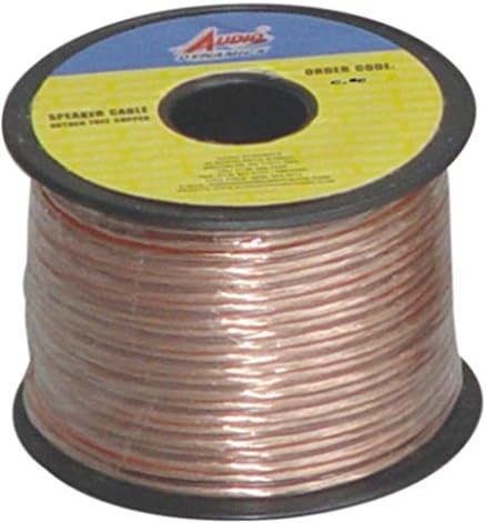 Copper Speaker Wire - Oxygen Free, Tough & Flexible For Home Theater Systems & Professional Use - 12 Gauge 125 FT- By Audio Dynamics
