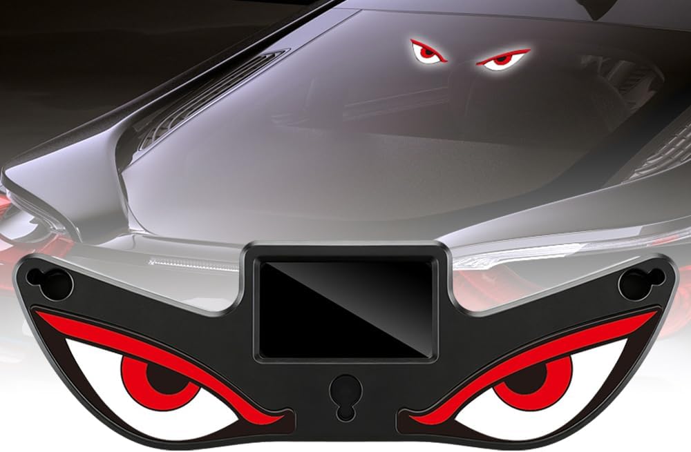 Solar Demon Eye LED Car Window Light Animate Devil Eye Light for Windshield