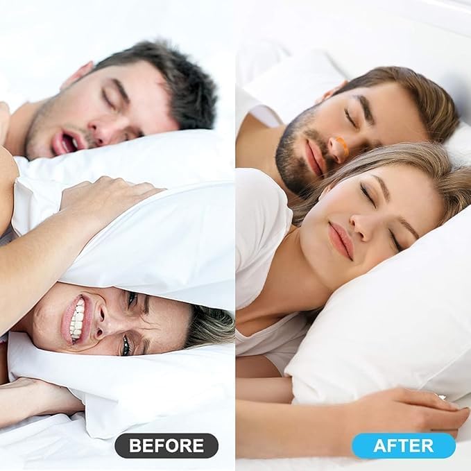 VANSHORA Breathing Nasal Strip Starter Kit for Snoring Relief Sleep Support Nasal Dilator for Easy Breathing Oxygen Intake Boost Anti Snore Strips with Magnetic Band 15 Count 3
