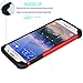 Tekcoo for Galaxy S6 Case, [Tmajor Series] [Red/Black] Shock Absorbing Hybrid Rubber Plastic Impact Defender Rugged Slim Hard Case Cover Shell for Samsung Galaxy S6 S VI G9200 GS6 All Carriers