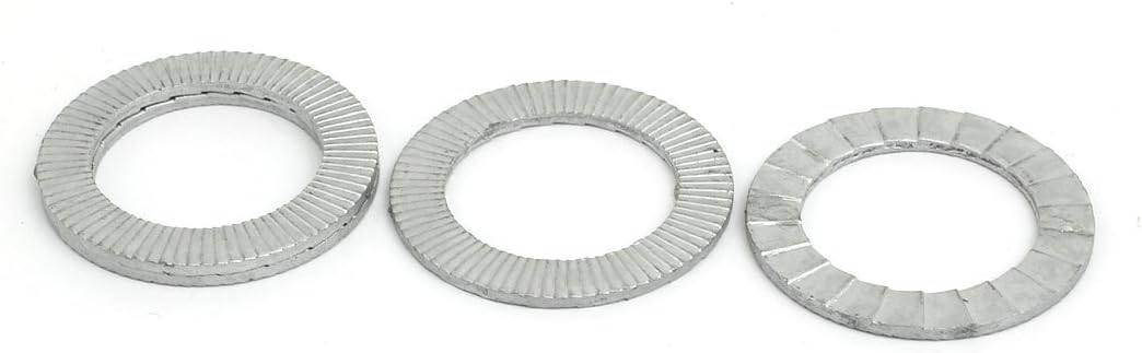 22mm Inner Quality Parts Dia 3.4mm Thickness Carbon Steel Dual Serrated Wedge Locking Washer 4pcs Model:82as324qo401