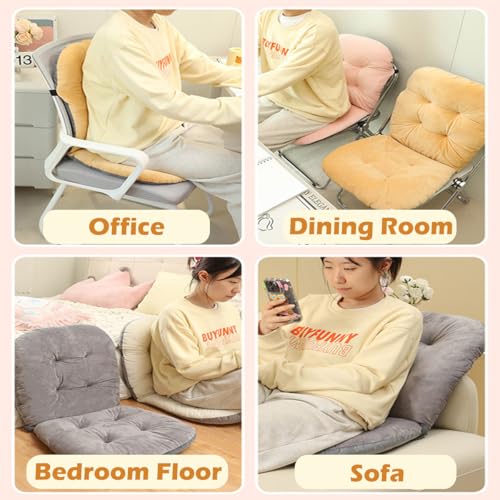 Almohadilla de asiento para jardín y terraza en pack de 2 piezas grises 8