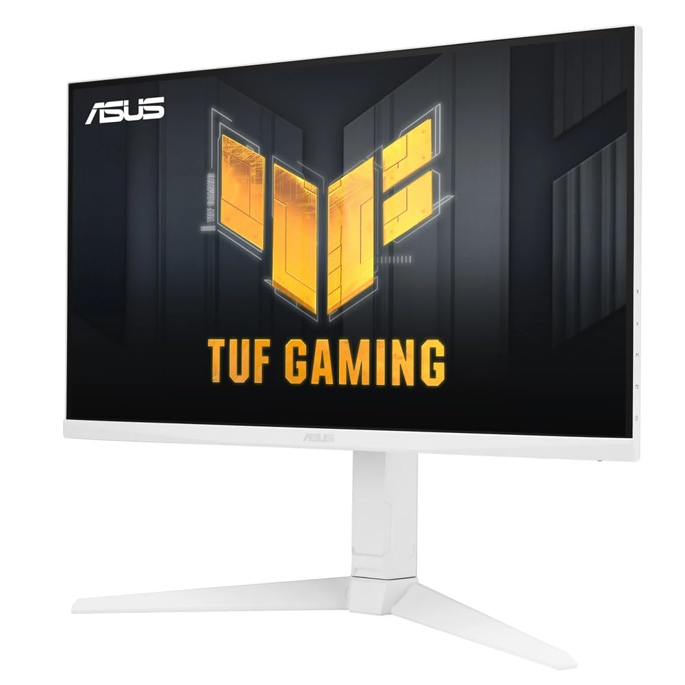 ASUS TUF Gaming VG27AQML1A-W Monitor Gaming da 27” pollici, QHD (2560x1440), 260Hz OC ELMB Sync, Freesync Premium, Tempo di Risposta 1ms, Overdrive Variabile, 100% sRGB, DisplayHDR 400, Bianco
