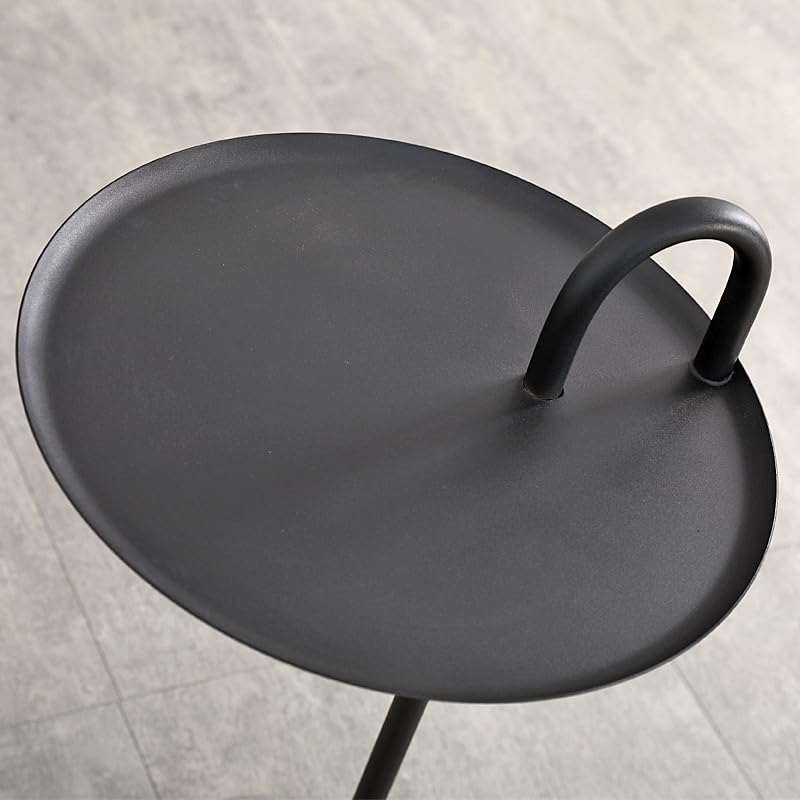 Sofa Small Size Movable Coffee Table Living Room Home Iron Retro Bedside Small Round Table Creative Cement Side Table Sofas for Living Room