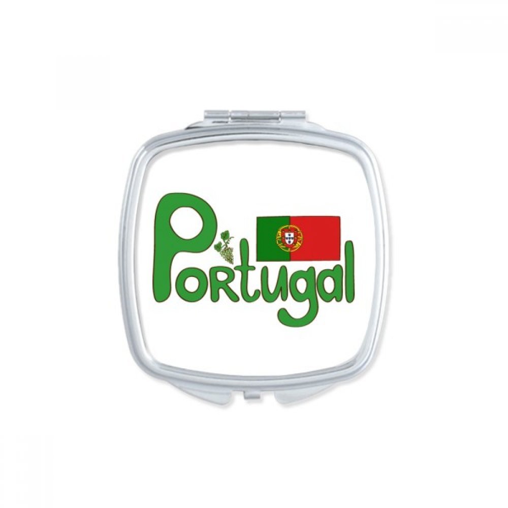Miroir portable Portugal cadeau mignon de poche fait main