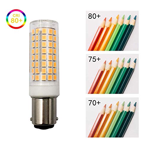 10W Ba15D Led Corn Light Bulbs(4 Pack)- 102 Leds 2835 Smd 1000Lm Dimmable Double Contact Bayonet Base Sewing Machine Bulb 120V Warm White 3000K Led Corn Bulb 70W Halogen Replacement Bulb #TOP4