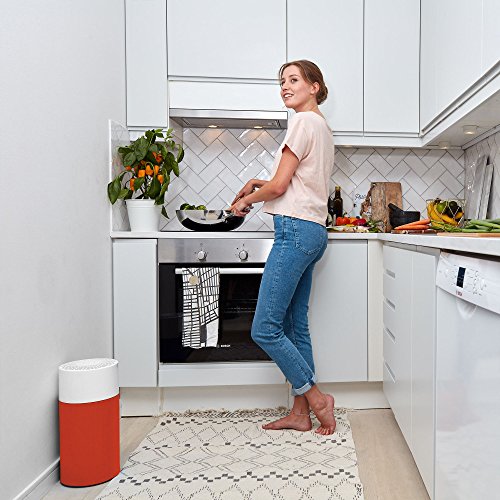 Blueair Blue Pure 411 Red Pre-Filter, Washable Fabric Traps Pollen, Pet Hair & Dust, Saffron Red #TOP3