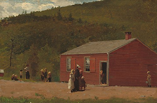 Affiche School Time de Winslow Homer petit format mat
