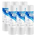PUREPLUS 20 Micron 10" x 2.5" Whole House Sediment Home Water Filter Cartridge Replacement for Any 10 inch RO Unit, Culligan P5, Aqua-Pure AP110, Dupont WFPFC5002, CFS10, WHKF-G05, 6Pack