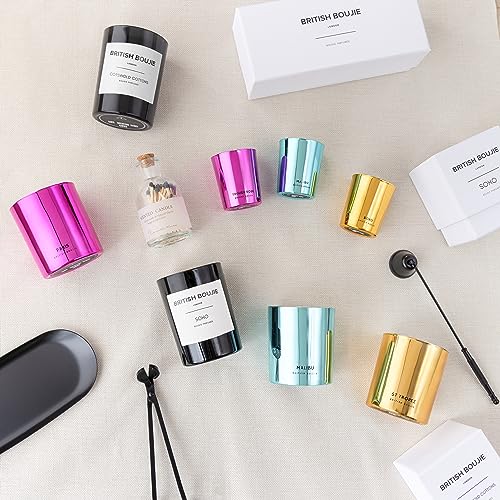 Premium Scented Candle in Box - Mimosa Luxurious Highly Scented Fragrance with Long Burn time - Large 280gm Natural Wax - Scented Candle Gifts for Women & Men (Malibu) - Image 8