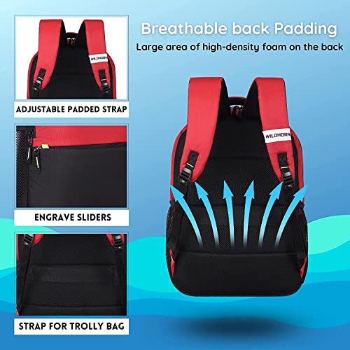 Image of WildHorn 31L Laptop Backpack for Men /Women I Fits upto 15.6 inch Laptop I Waterproof I Travel /Business /College Bookbags