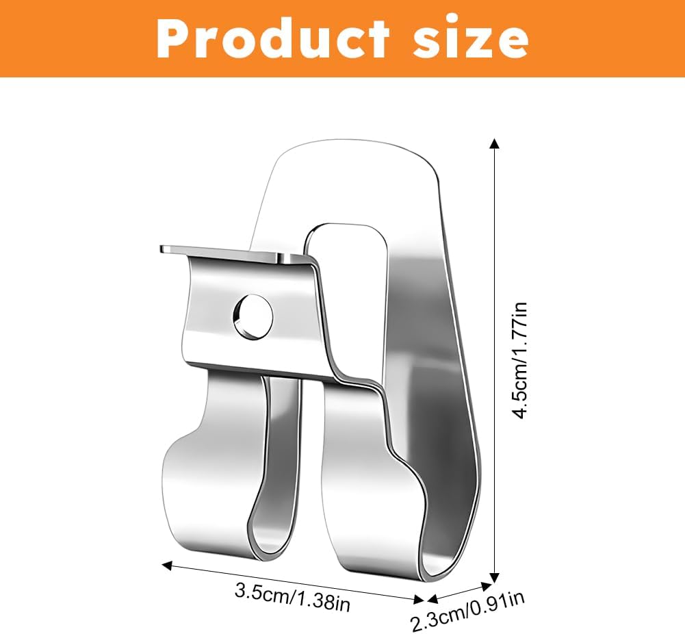EMVANV 5pcs Drill Belt Clip, Replacement Drill Belt Clip Hook, Drill Clip for Tool for Ryobi and Ri-dgid 18 Volt Tools 633586002 636181001(Size:5pcs), As Picture Show