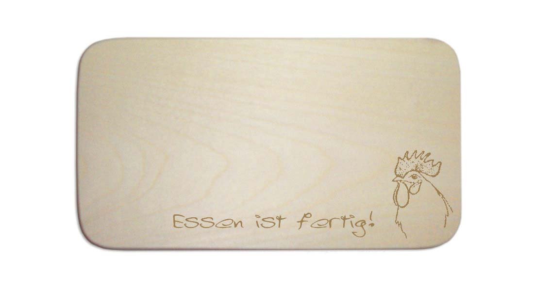 Frühstücksbrettchen Mit Hanfblatt-Gravur - Personalisierbar & Nachhaltig Aus Buchenholz