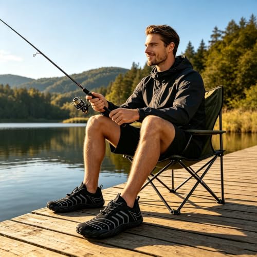 Image of Hike Barefoot Shoes for Women Men Breathable & Non-Slip Athletic Footwear Wide Toe Water Shoes,Designed for Walking,Running&Swimming