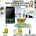 Decarboxylator & Infuser, Butter Maker Machine, Oil Infuser Machine, Gummy Maker, Mess Free, Easy to Use, Includes Recipe EBook & 2 Gummy Trays