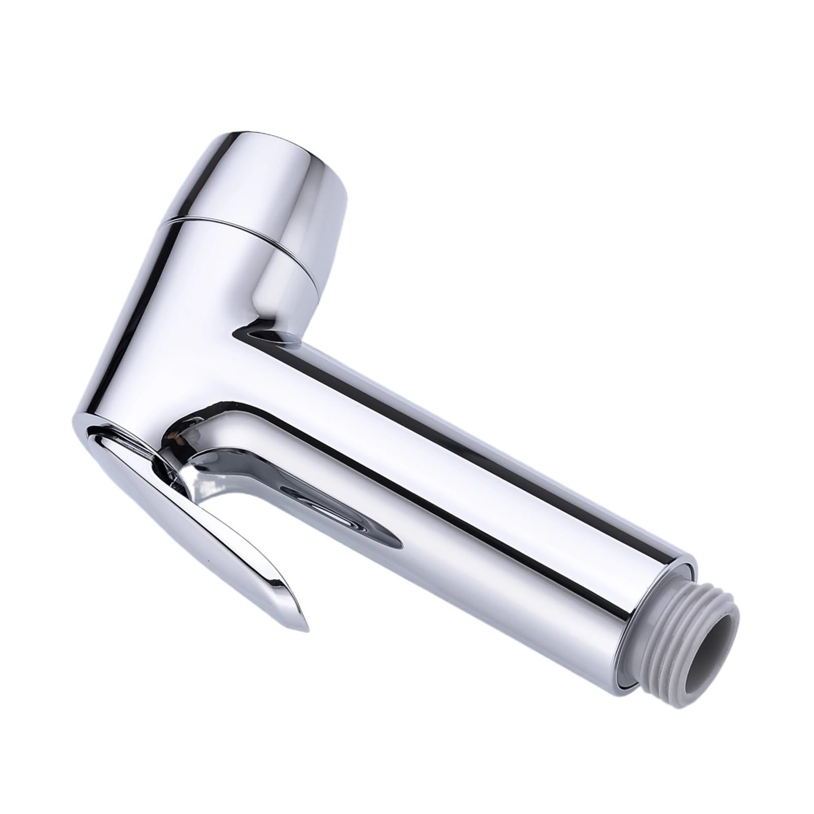 ZYCHSJXA Toilet Bidet Spray Gun Double Water Way Sprayer Handheld Bathroom Shower ABS Portable Faucets Travel Attachment(Chrome)