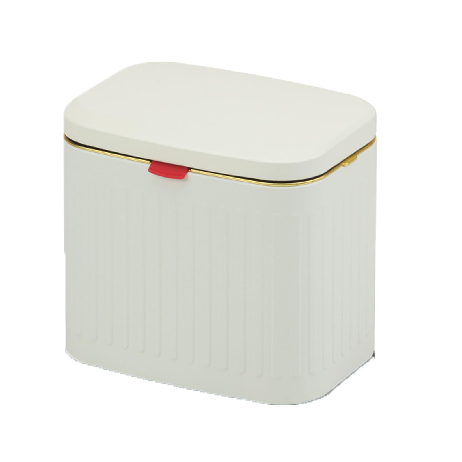 LYXXW Hanging Trash Can With Lid, Wall Mounted Foldable, Kitchen Compost Bin Garbage, Can For Countertop Or Under Sink, Wall Mounted Counter Waste Bin For Kitchen Bathroom Bedroom Office,White,4L