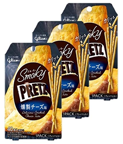 最安値 グリコ プリッツ スモーキー燻製チーズ味 3袋 プレッツェル おつまみの価格比較
