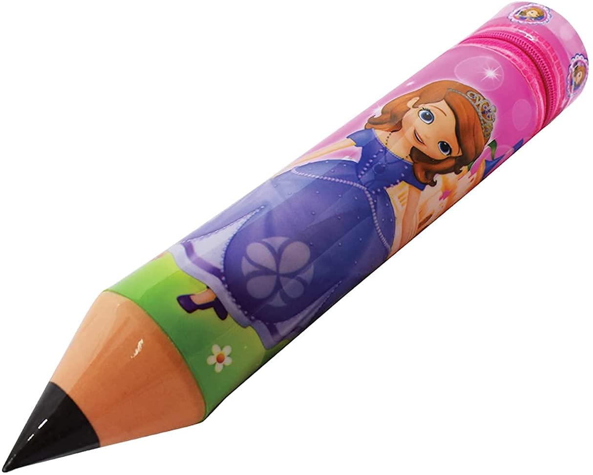 AK Store Cartoon Printed Pencil Shape Pencil Box for Kids Pen/Pencil Zipper Pouch Stationery Case for Boys & Girls, Birthday Party Gifts (Princess Doll Girl) (B09C4Q7X5Q) Amazon Price History, Amazon Price Tracker
