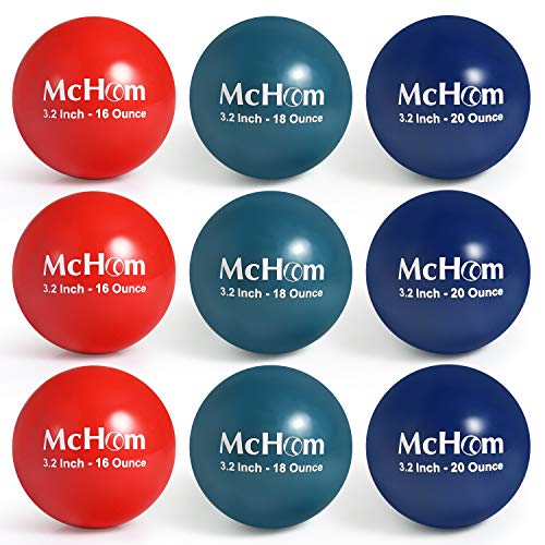McHom 3.2in Weighted Baseball/Softball Training Balls for Hitting, Batting or Pitching Practice |