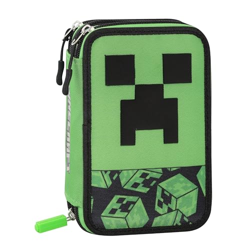 ASTUCCIO SCUOLA UFFICIALE MINECRAFT: Sei un appassionato di videogiochi? Questo è l'astuccio perfetto per te! Il prodotto è distribuito da Franco Cosimo Panini Editore con licenza originale di Minecraft