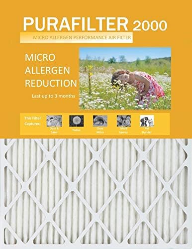 Purafilter Gold 18x30x1 (17.5 x 29.5) (MERV 11) 1-Inch Filter (4 Pack)