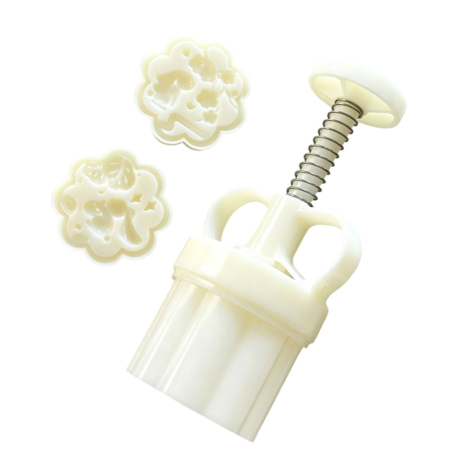 MALSSE Moons Cake Molds Hand Pressure Pastries Molds ABS Baking Tool for Cookie and Traditional Cake Kitchen Gadget ABS Baking Tool