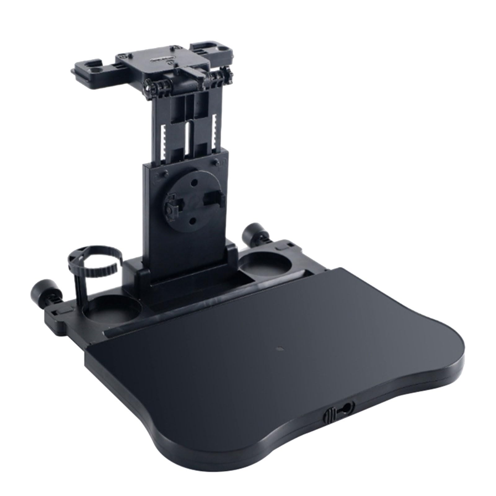 Mesa plegable de viaje para asientos traseros con bordes que no se derraman, superficies fáciles de limpiar, ideal para niños y adultos que comen en la carretera, mesa de instalación rápida