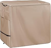 Vista 10 de Funda de comedor al aire libre, funda impermeable resistente para mesa de trabajo plana Royal Gourmet PC3401S y PC3401B, compatible con carrito