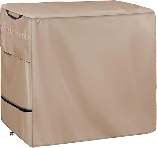 Miniatura 18 de Funda de comedor al aire libre, funda impermeable resistente para mesa de trabajo plana Royal Gourmet PC3401S y PC3401B, compatible con carrito